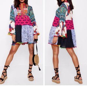 Anandas Tunic Top with Tulip Sleeves NWT